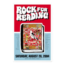 rock for reading posters by firebelly rock for reading posters
