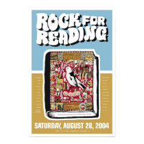 Rock for Reading posters by firebelly Rock for Reading posters