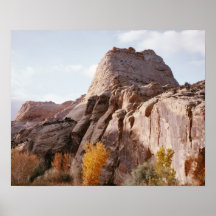 Rock formation, Capitol Reef National Park, Utah Poster