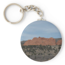 Rock formation key chain