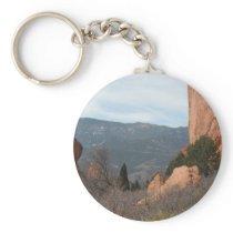 Rock formation keychain