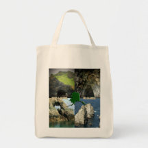 Rock Formations and Caves in Alaska Collage Bag