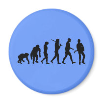 Rock Guitarist Rockstar Rock Band Music Fridge Magnets