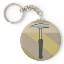 Rock Hammer Key Chains