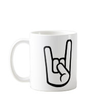 Rock Hand sign Coffee Mug