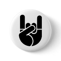 Rock Hand Stencil Pins