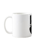 Rock Hand Stencil Coffee Mug