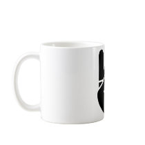 Rock Hand Stencil Coffee Mug