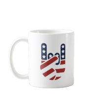 Rock Hand USA Coffee Mug
