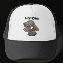 Rock Hound Collectors Funny Hat by SmilinEyesTreasures Rock Hound Collectors Funny Hat
