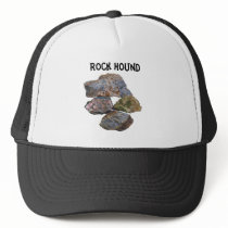 Rock Hound Collectors Funny Hat by SmilinEyesTreasures Rock Hound Collectors Funny Hat
