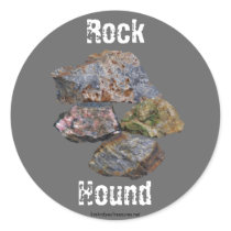 Rock Hound Mineral Collectors Funny Sticker Label by SmilinEyesTreasures Rock Hound Mineral Collectors Funny Sticker Label