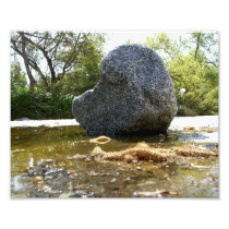 Rock In Water Art Photo