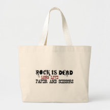Rock Is Dead Canvas Bag