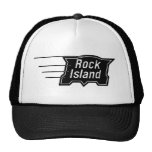 Rock Island Railroad Speed Logo Mesh Hats