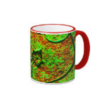 Rock Leaf Carving Mug