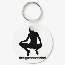 Rock=Life 'Designwhore Label' Punstar Keychain