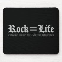 Rock=Life 'Extreme Lifestyles' Mousepad