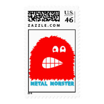 Rock=Life 'Metal Monster - Eddie Thrash' Postage Stamp