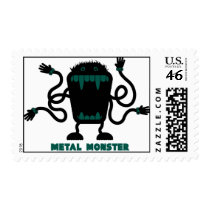 Rock=Life 'Metal Monster - Kenny Deathkill' Postage Stamp
