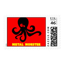 Rock=Life 'Metal Monster - Logan Alternasquid' Stamp