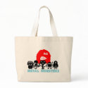Rock=Life 'Metal Monsters' Canvas Bag by rocklife Rock=Life 'Metal Monsters' Canvas Bag