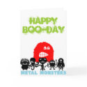 Rock=Life 'Metal Monsters - Happy Boo-day' Card by rocklife Rock=Life 'Metal Monsters - Happy Boo-day' Card