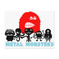 Rock=Life 'Metal Monsters' Postcard
