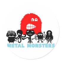 Rock=Life 'Metal Monsters' Sticker