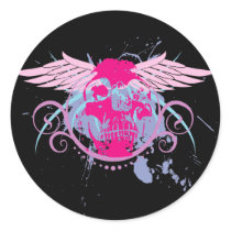 Rock=Life 'Miss Trendskull' Black Sticker