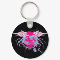 Rock=Life 'Miss Trendskull' Keychain
