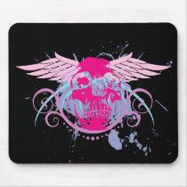 Rock=Life 'Trendskull' Black Mousepad