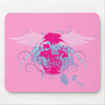 Rock=Life 'Trendskull' Pink Mousepad