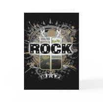Rock=Life 'Vintage Rock' Greeting Card