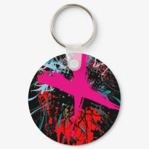 Rock=Life 'X-Rated' Black Keychain