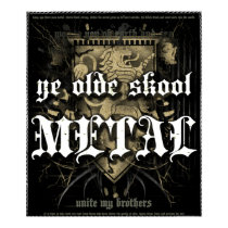 Rock=Life 'Ye Olde Skool Metal' Extreme Vintage posters