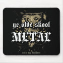 Rock=Life 'Ye Olde Skool Metal' Mousepad