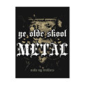 Rock=Life 'Ye Olde Skool Metal' Postcard