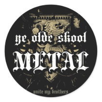 Rock=Life 'Ye Olde Skool Metal' Stickers