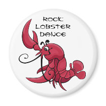 Rock Lobster Dance Refrigerator Magnets
