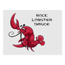Rock Lobster Dance Postcards