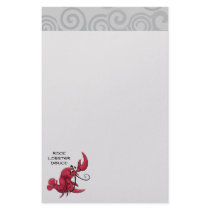 Rock Lobster Dance Stationery Design