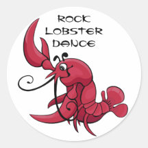 Rock Lobster Dance Stickers