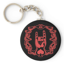 Rock Me Hand Key Chains