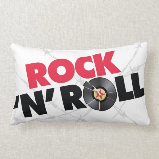 Rock N Roll 2 Sided Pillow Zazzle