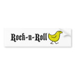 Rock-N-Roll Chick Bumper Sticker