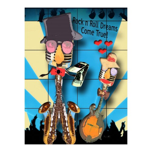 Rock n Roll Dreams Poster print