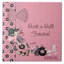 Rock n Roll Forever Tile tiles