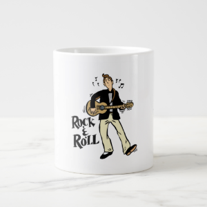 rock n roll guy playing guitar black.png jumbo mug