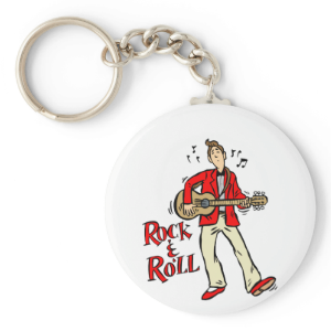 rock n roll guy playing guitar red.png key chains